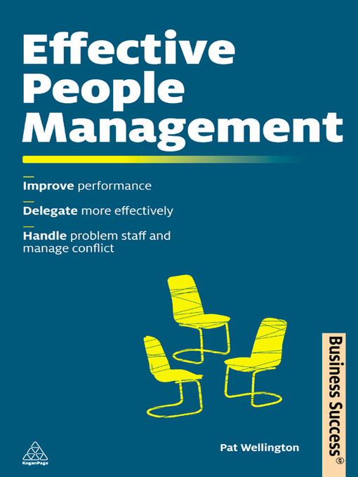 Title details for Effective People Management by Pat Wellington - Available